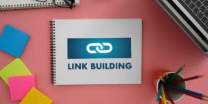 Book cover of 'Link Building' for a blog post on local link building strategies for local SEO.